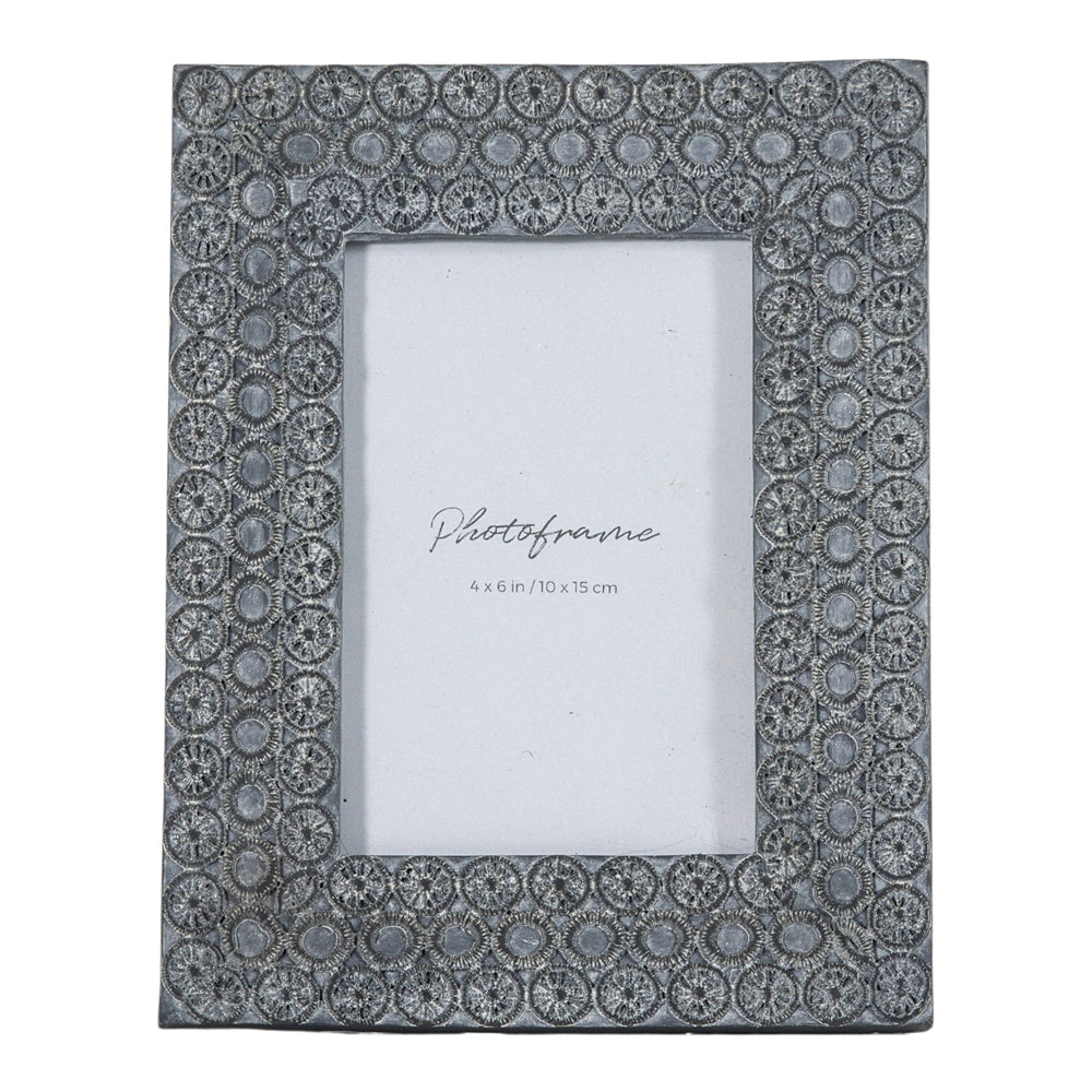Product photograph of Gallery Interiors Stirling Photo Frame Blue Large from Olivia's