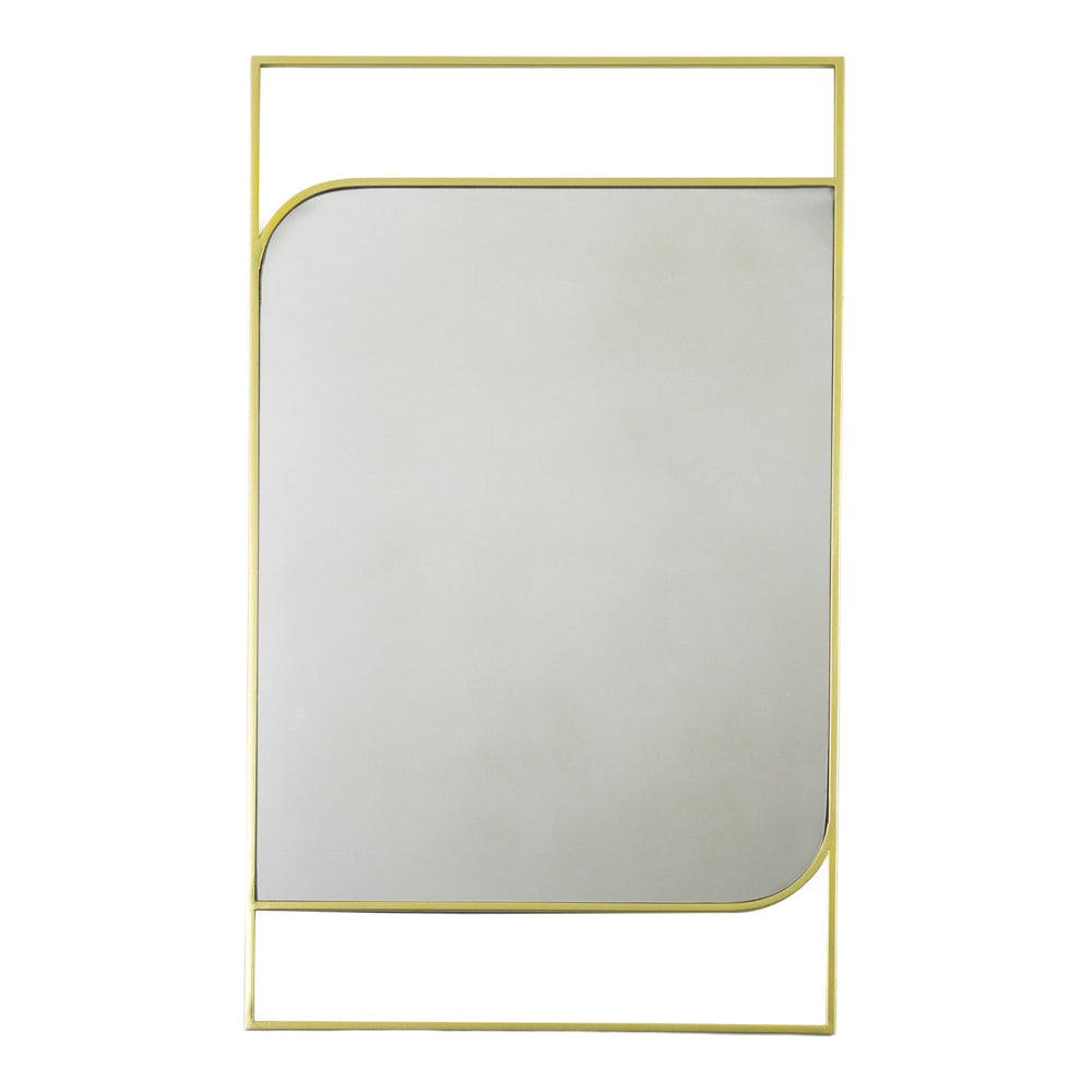 Product photograph of Gallery Interiors Ward Mirror Champagne from Olivia's