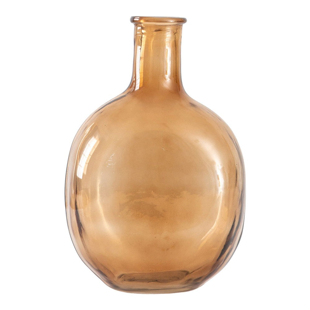 Product photograph of Gallery Interiors Zeman Bottle Vase Brown Small from Olivia's
