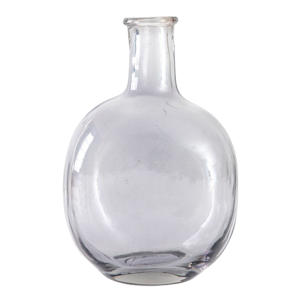 Gallery Interiors Zeman Bottle Vase Grey Small Outlet Small