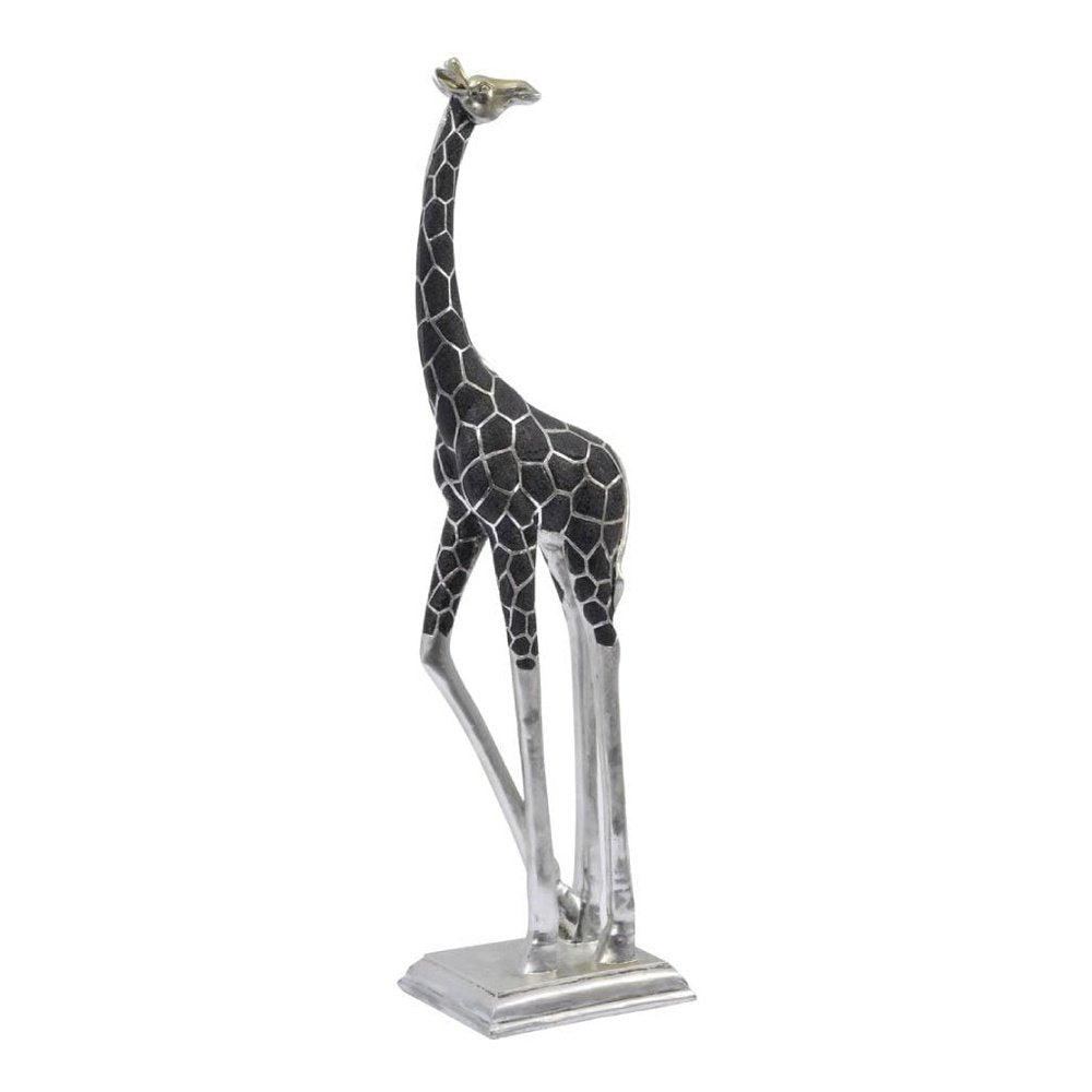 Product photograph of Libra Midnight Mayfair Collection - Giant Giraffe Sculpture Head Back from Olivia's