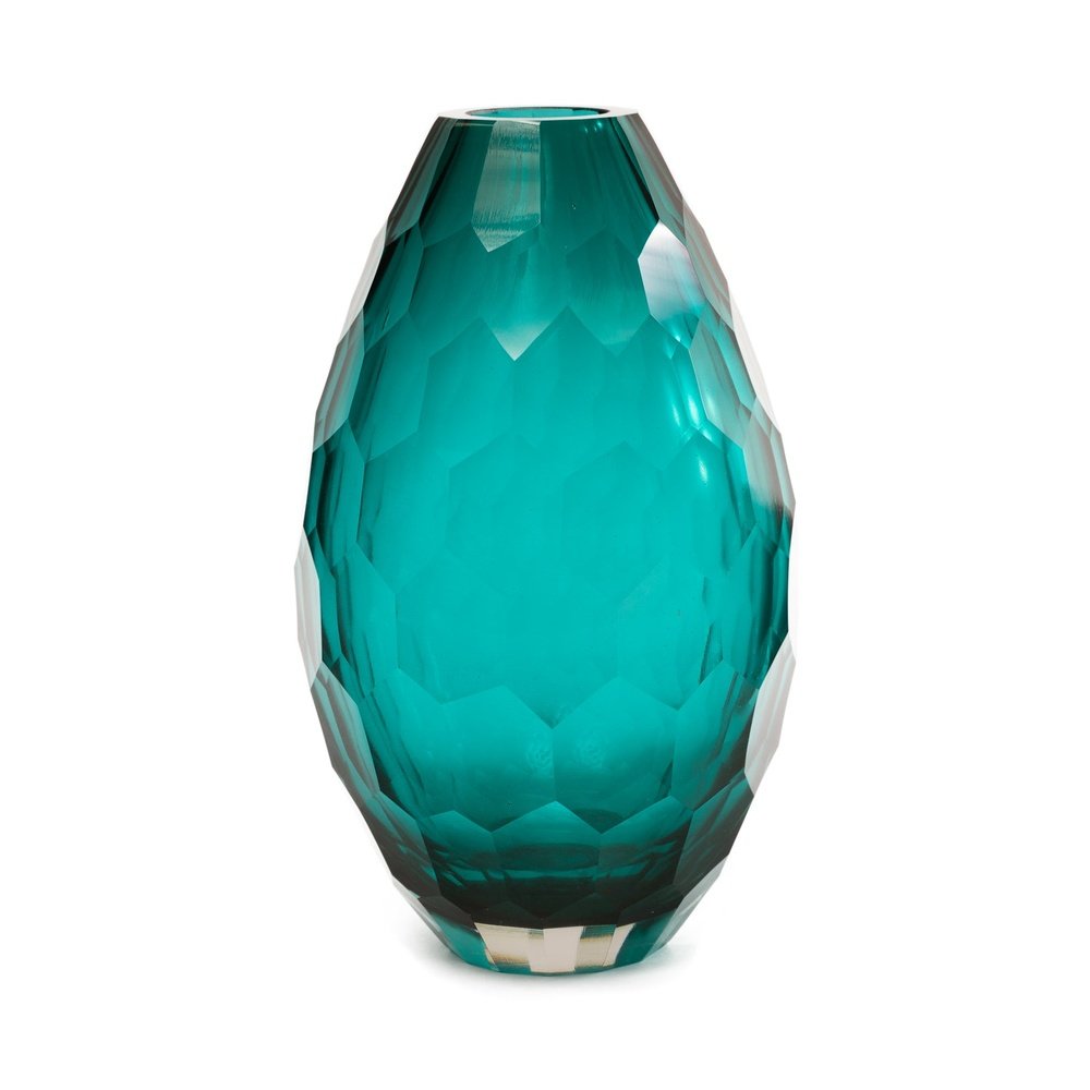 Liang Eimil Glass Vase Teal Large