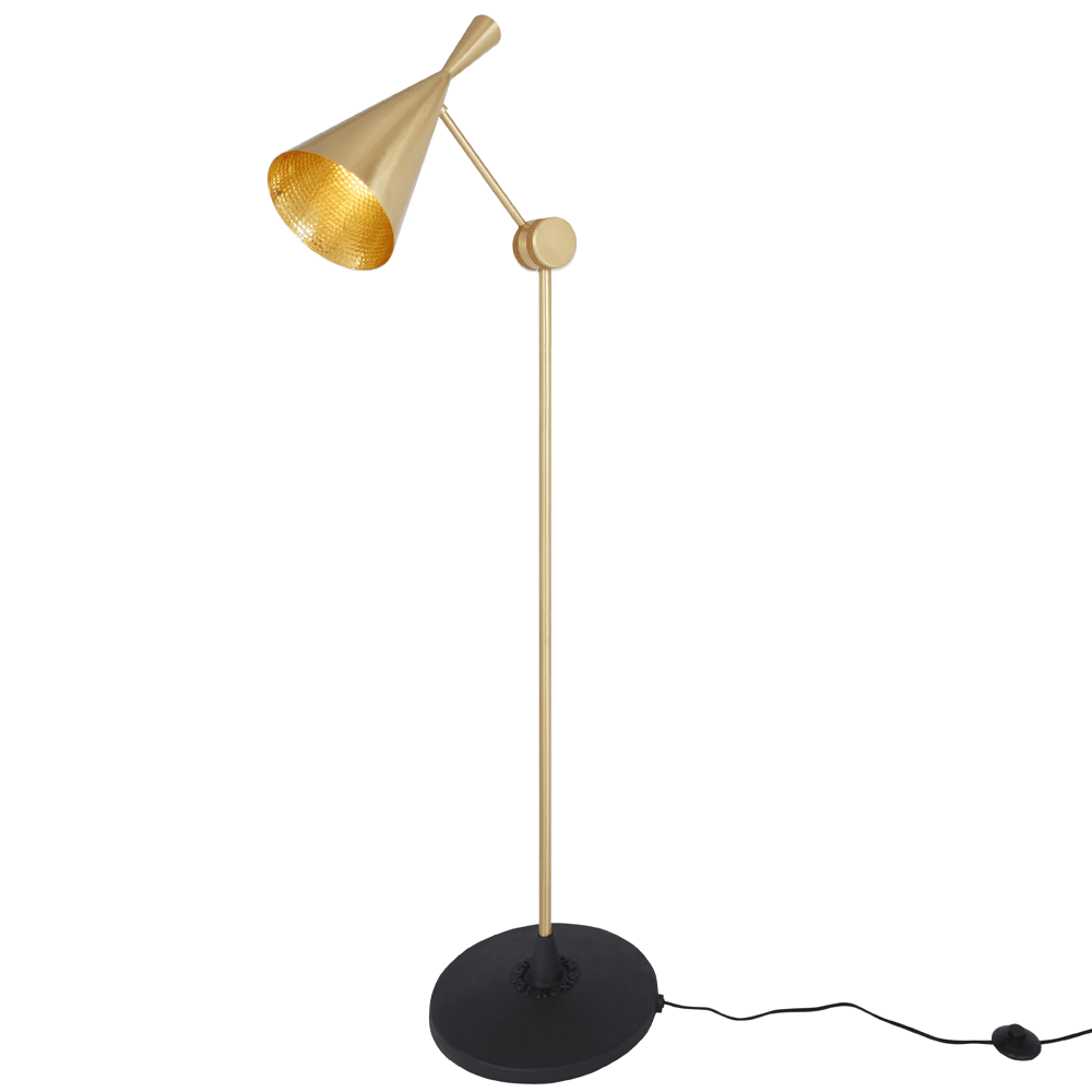 Product photograph of Tom Dixon Beat Floor Lamp Brass Brass from Olivia's