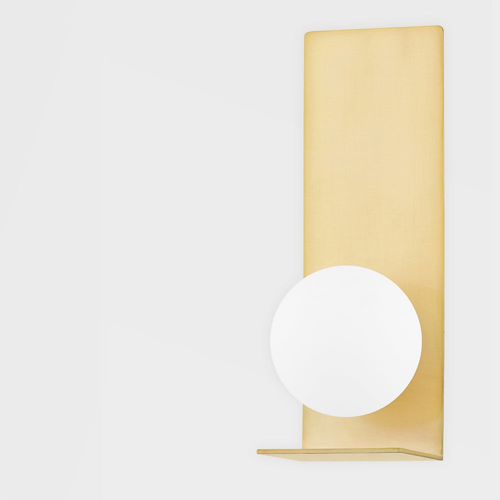 Product photograph of Hudson Valley Lighting Lani Wall Sconce Aged Brass from Olivia's.