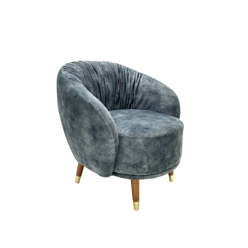 Product photograph of Mindy Brownes Kiona Armchair In Aqua from Olivia's.