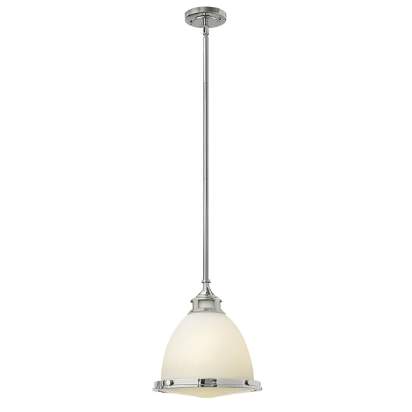 Elstead Amelia 1 Light Pendant Medium Chrome Medium