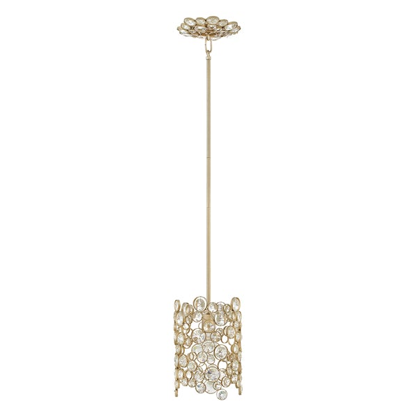 Elstead Anya Mini Pendant Silver Leaf | Outlet