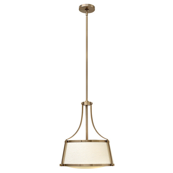 Elstead Hinkley Charlotte 3 Light Pendant Brushed Caramel