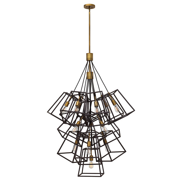 Elstead Fu Lighton 13 Light Chandelier Bronze