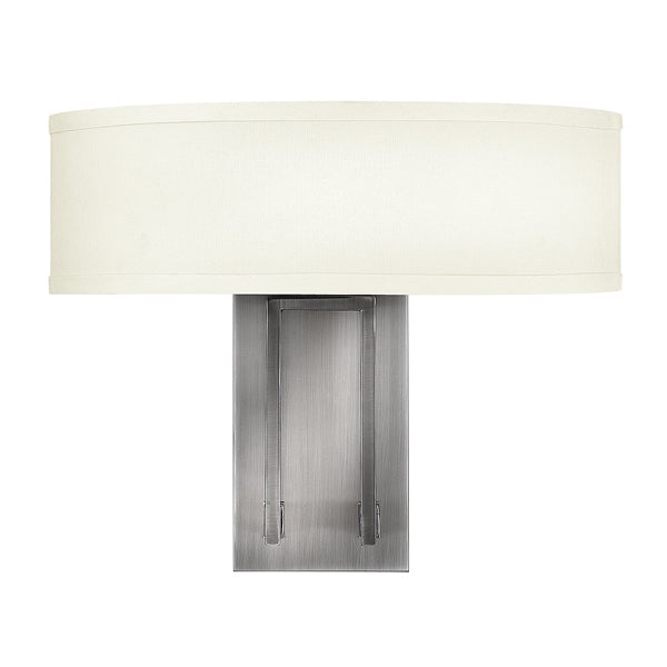 Elstead Hampton 2 Light Wall Light Antique Nickel