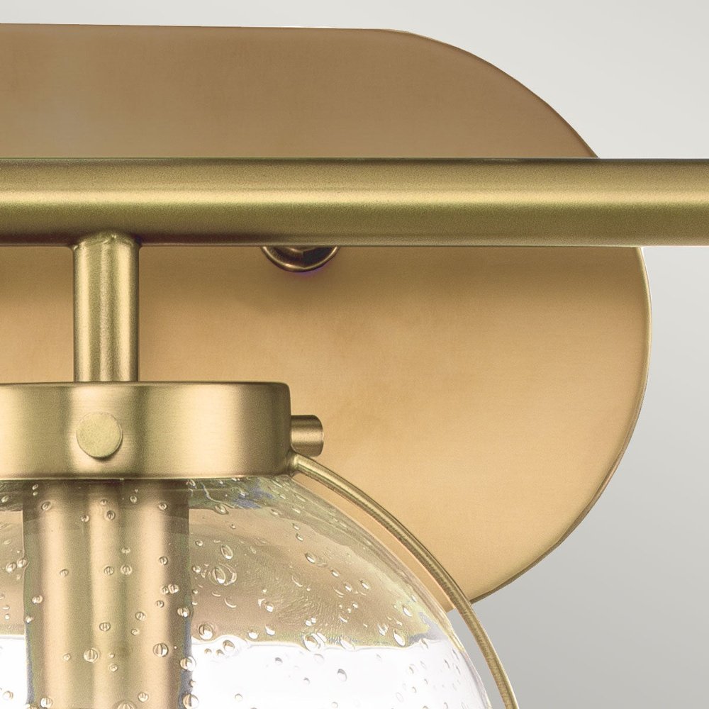 Product photograph of Hinkley Hollis 3 Light Wall Light In Brass Opal Glass from Olivia's.