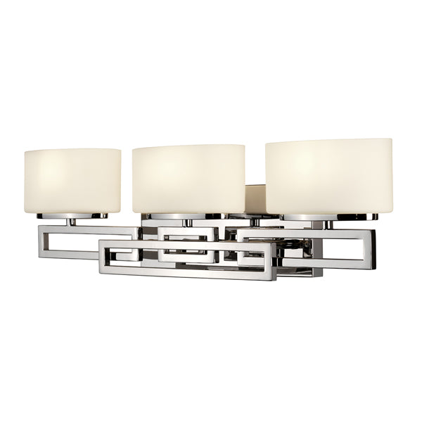 Elstead Lanza 3 Light Wall Light Polished Chrome