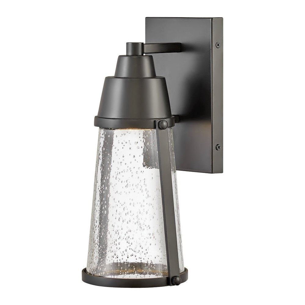 Product photograph of Hinkley Miles 1 Light Wall Lantern In Black from Olivia's