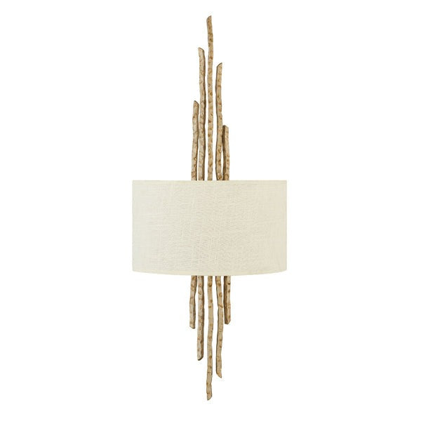 Product photograph of Elstead Spyre 2 Light Wall Light Champagne Gold from Olivia's