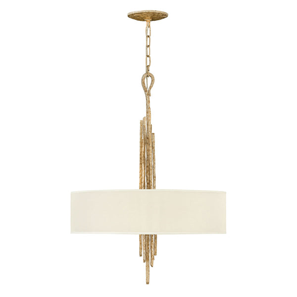 Product photograph of Elstead Spyre 6 Light Pendant Champagne Gold from Olivia's