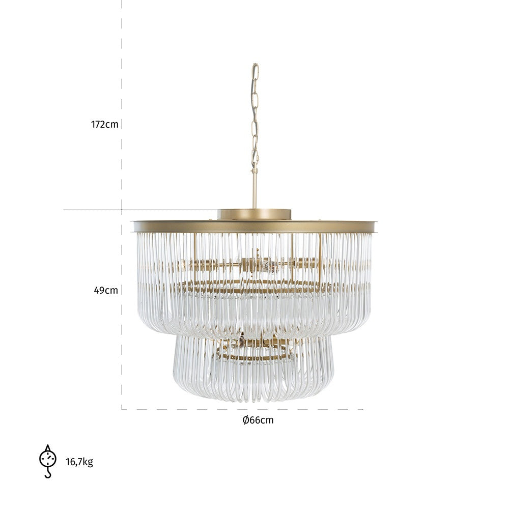 Product photograph of Richmond Romy Hanging Lamp from Olivia's.
