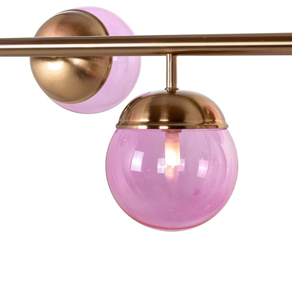 Product photograph of Richmond Bente Hanging Lamp In Pink from Olivia's.