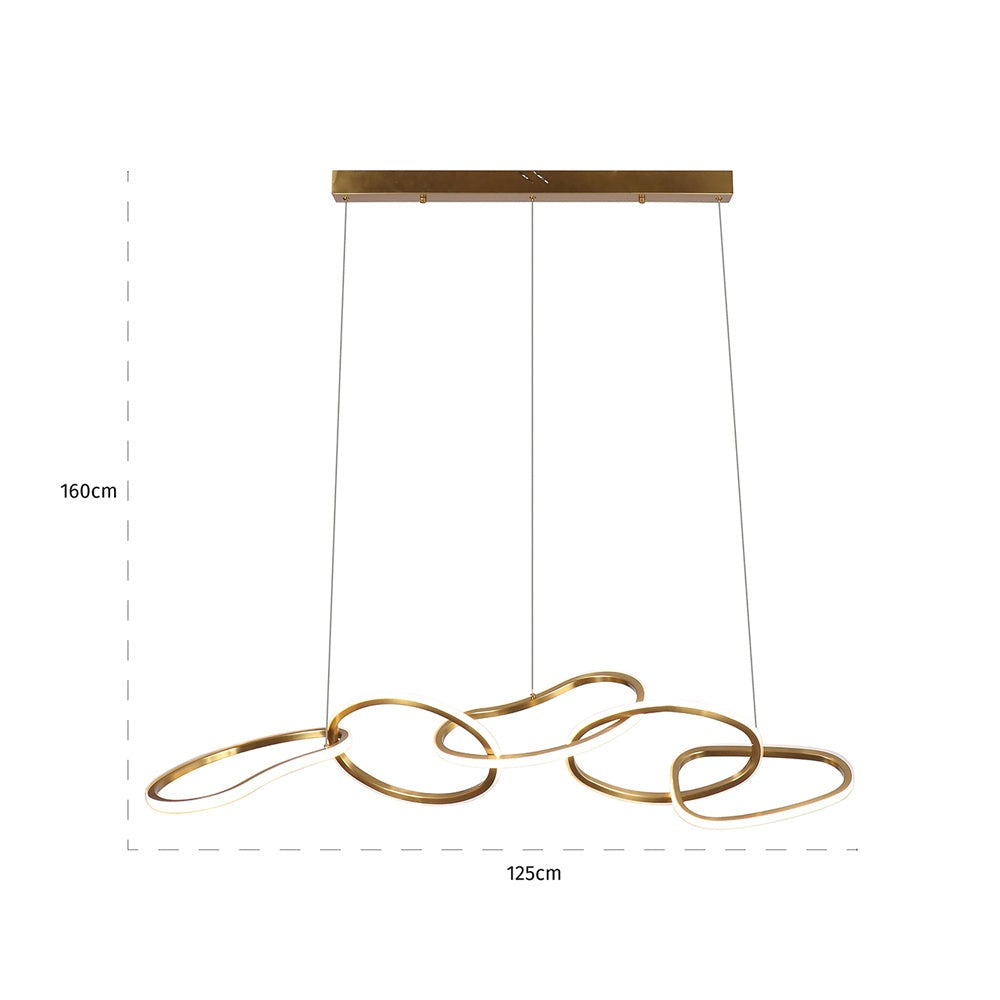 Product photograph of Richmond Flyn Hanging Lamp from Olivia's.