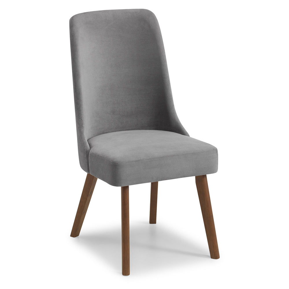 Olivias Set Of 2 Hudley Dining Chairs In Dusk Grey