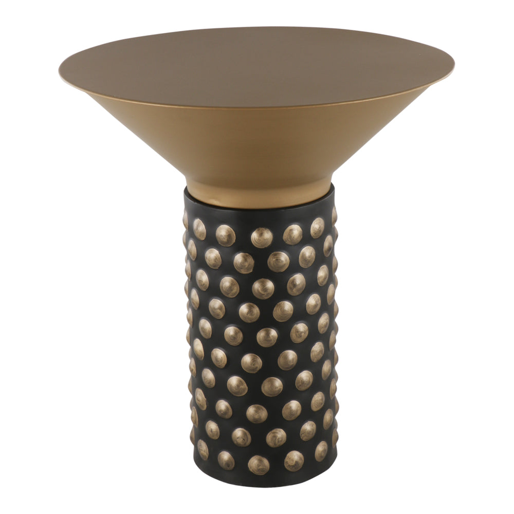 Liang Eimil Rocket Side Table Matt Black And Gold