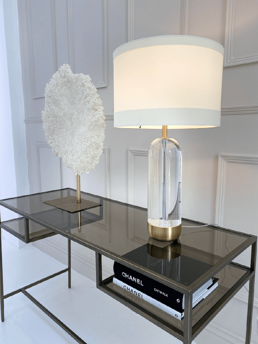 Product photograph of Rv Astley Balint Table Lamp Brass from Olivia's.