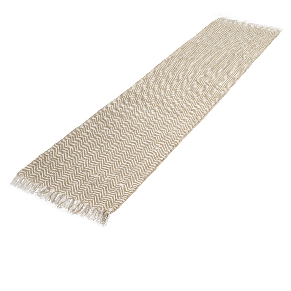 Product photograph of Native Home Zig Zag Jute Runner Rug 60 X 230cm from Olivia's.