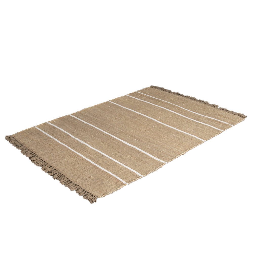 Product photograph of Native Home Striped Jute Rug 120 X 180 Cm from Olivia's.