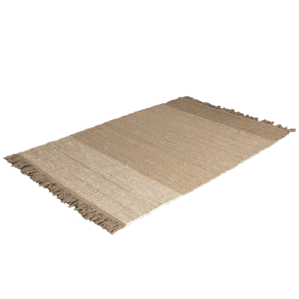 Product photograph of Native Home Natural Tones Jute Cotton Rug 160 X 230 from Olivia's.