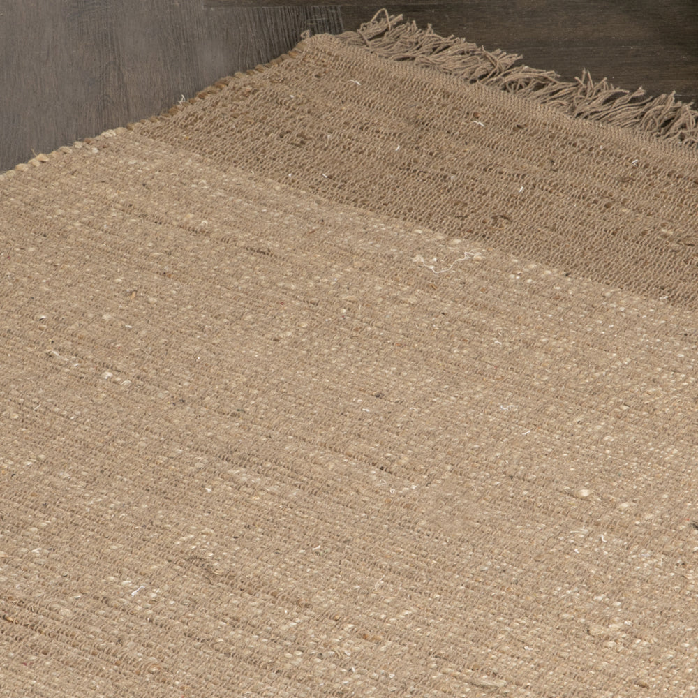 Product photograph of Native Home Natural Tones Jute Cotton Rug 120 X 180 from Olivia's.