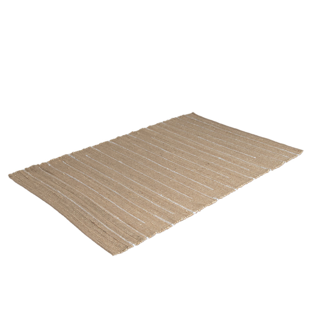 Product photograph of Native Home Woven Stripe Jute Rug 120 X 180 Cm from Olivia's.