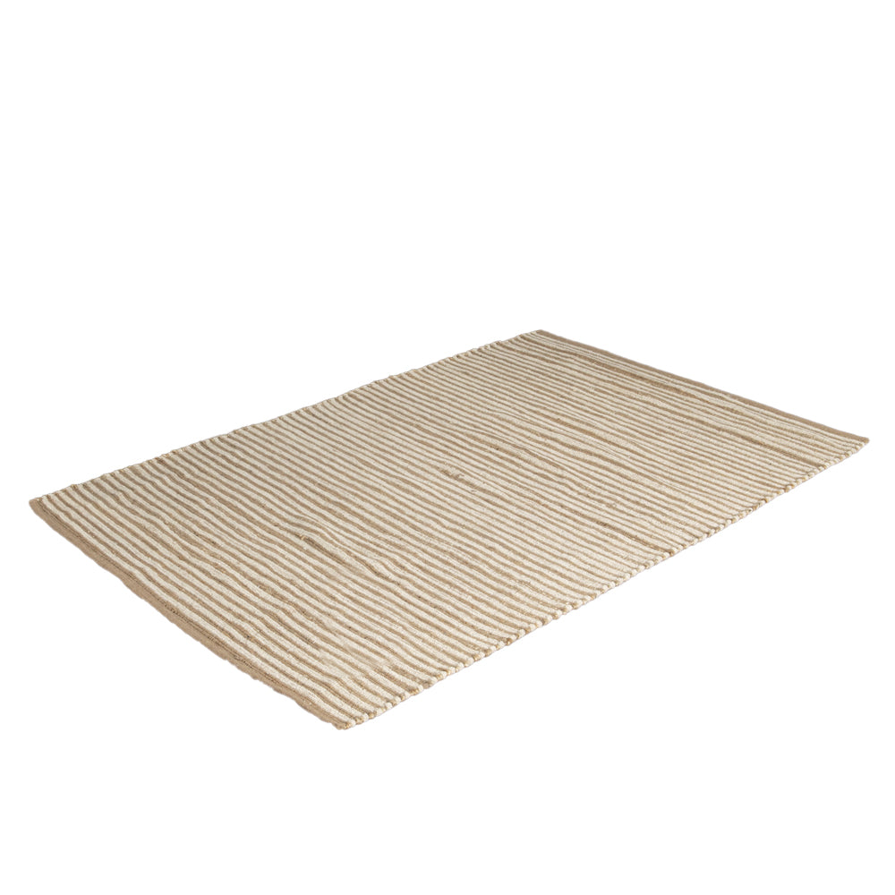 Product photograph of Native Home Striped Wool Jute Rug 120 X 180 Cm from Olivia's.