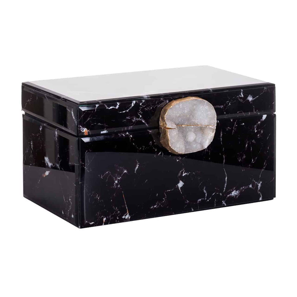 Product photograph of Richmond Maeve Black Jewellery Box from Olivia's