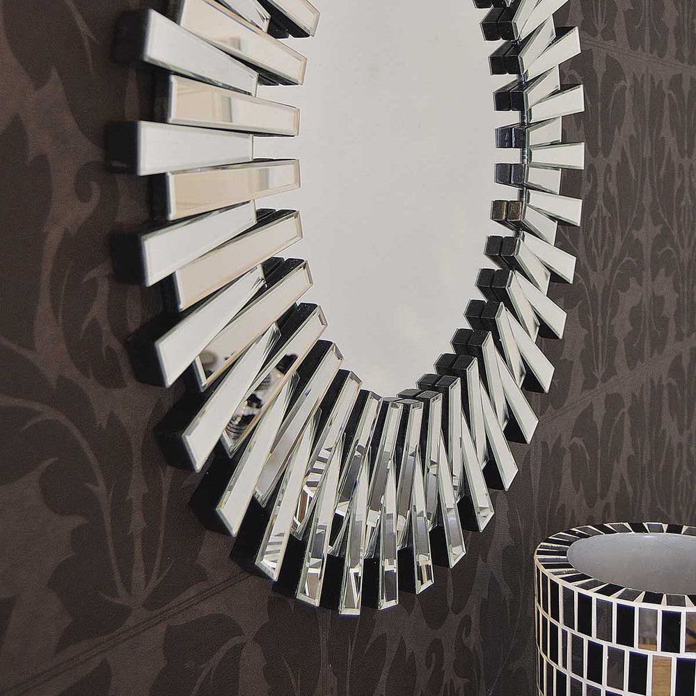Product photograph of Olivia S Starburst Round Mirror - 91 X 91cm from Olivia's.