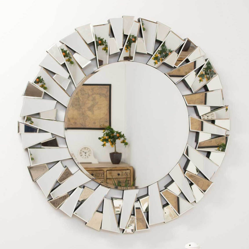 Product photograph of Olivia S Sunburst Venetian Round Mirror - 98 X 98cm from Olivia's.