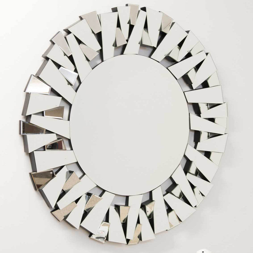 Product photograph of Olivia S Sunburst Venetian Round Mirror - 98 X 98cm from Olivia's.