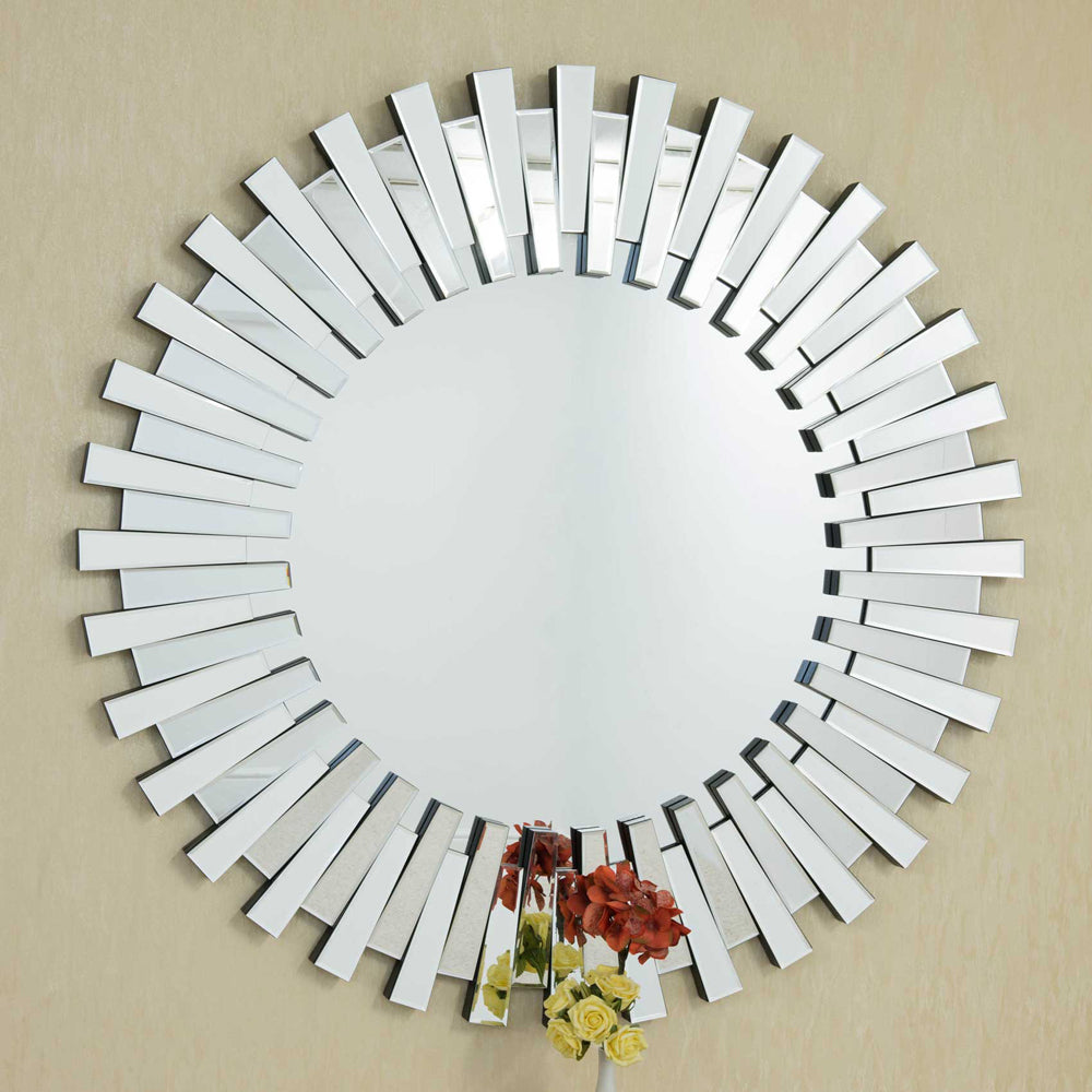 Product photograph of Olivia S Starburst Large Round Mirror - 120 X 120cm from Olivia's