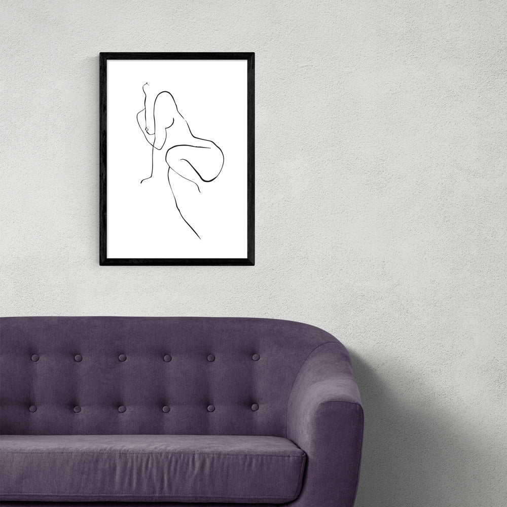 Product photograph of Perfection By Joanna Mudrowska - A3 Black Framed Art Print from Olivia's