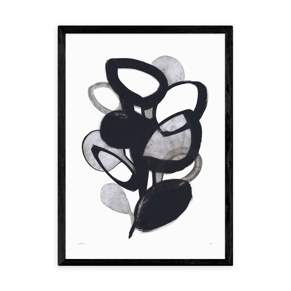 Product photograph of The Plant By Jorgen Hansson - A3 Black Framed Art Print from Olivia's
