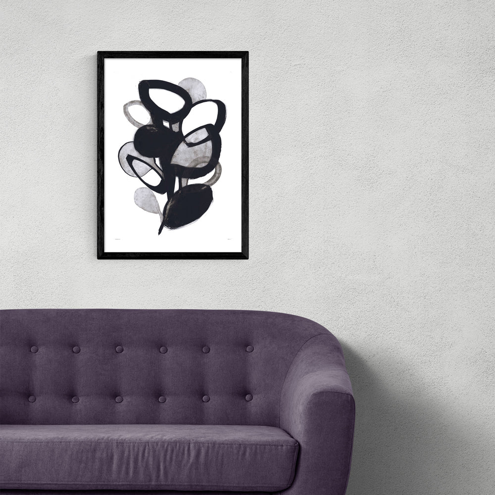 Product photograph of The Plant By Jorgen Hansson - A3 Black Framed Art Print from Olivia's.