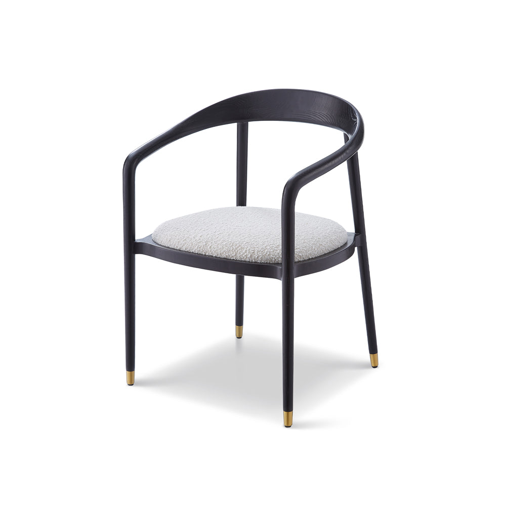 Liang Eimil Fluid Dining Chair Boucle Sand