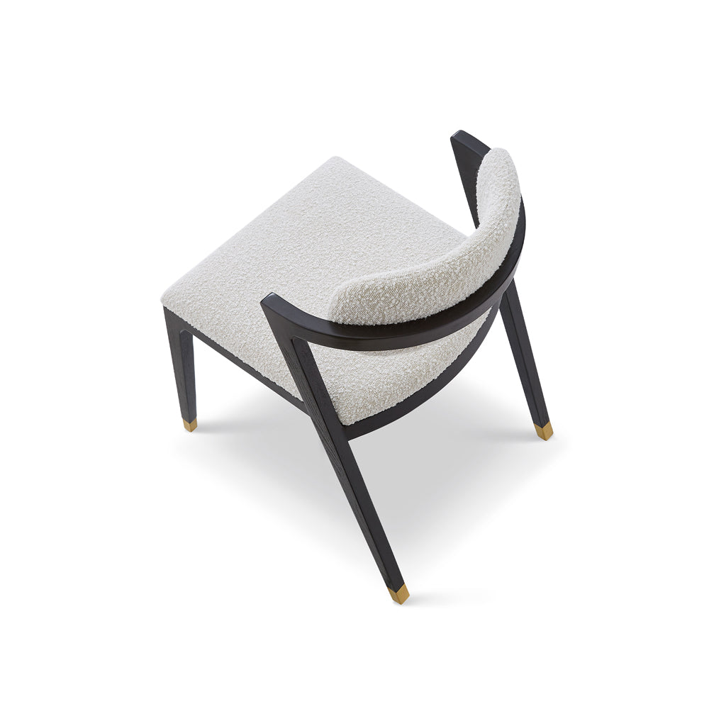 Product photograph of Liang Eimil Greta Dining Chair Boucle Sand from Olivia's.