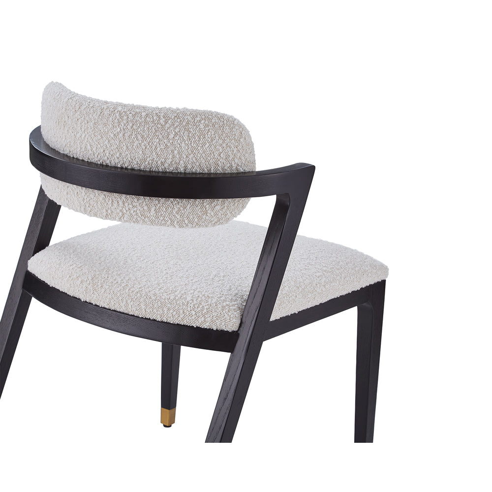 Product photograph of Liang Eimil Greta Dining Chair Boucle Sand from Olivia's.