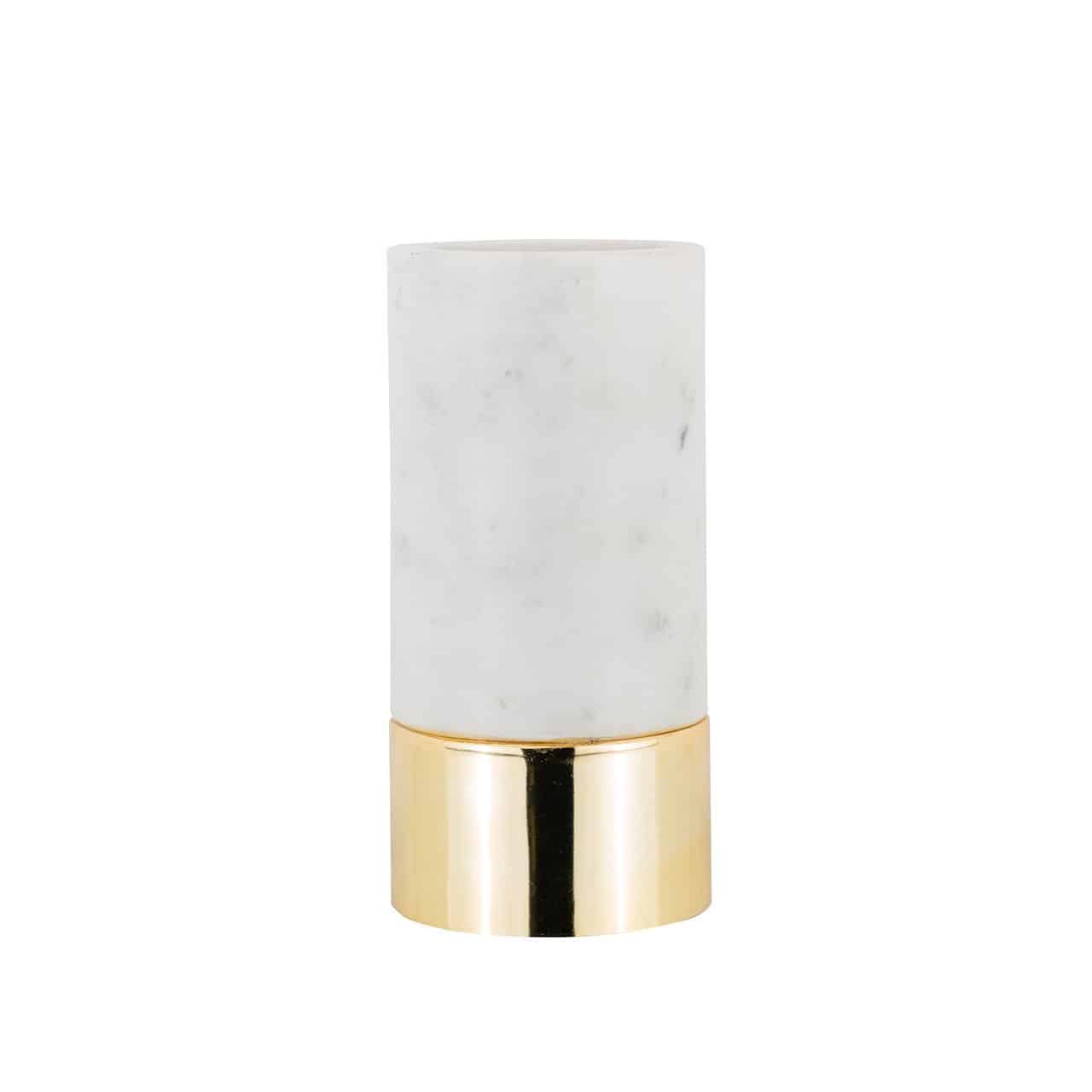 Product photograph of Richmond Morton Small Marble Candle Holder from Olivia's