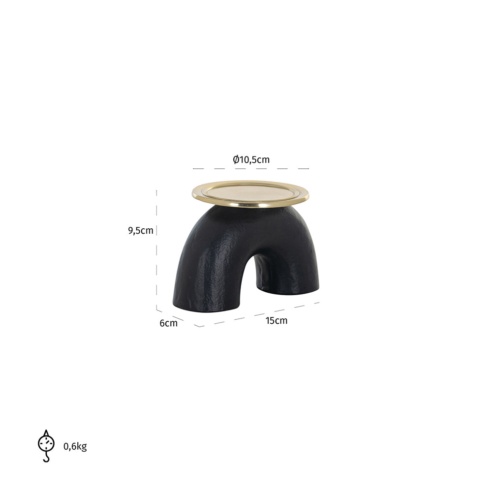Product photograph of Richmond Femke Candle Holder Small from Olivia's.