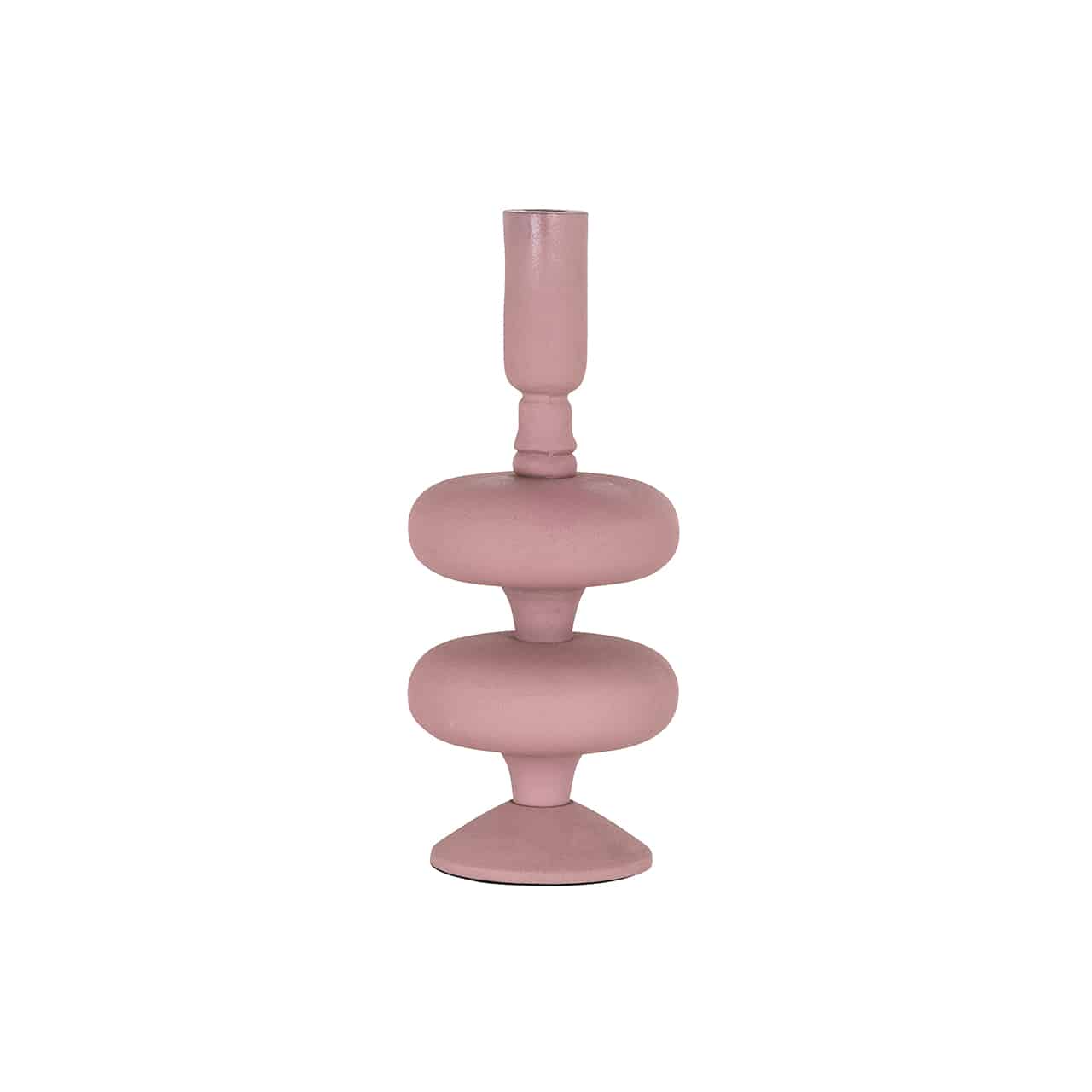 Product photograph of Richmond Abbey Candle Holder In Pink Small from Olivia's