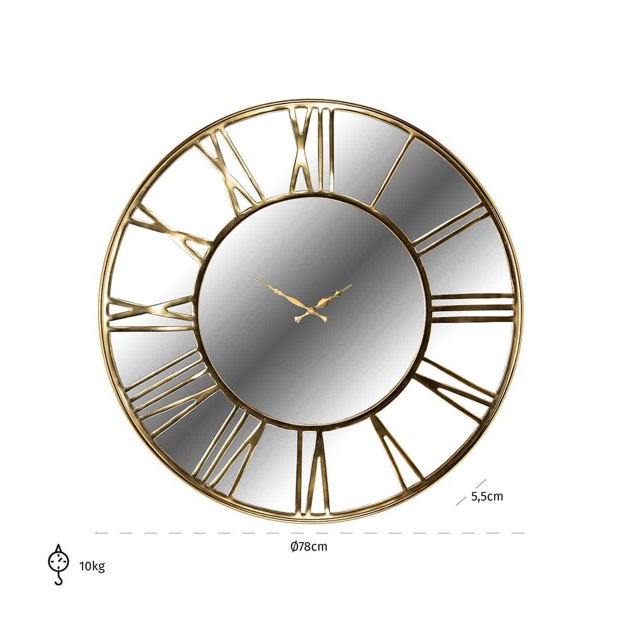 Product photograph of Richmond Greyson Clock from Olivia's.
