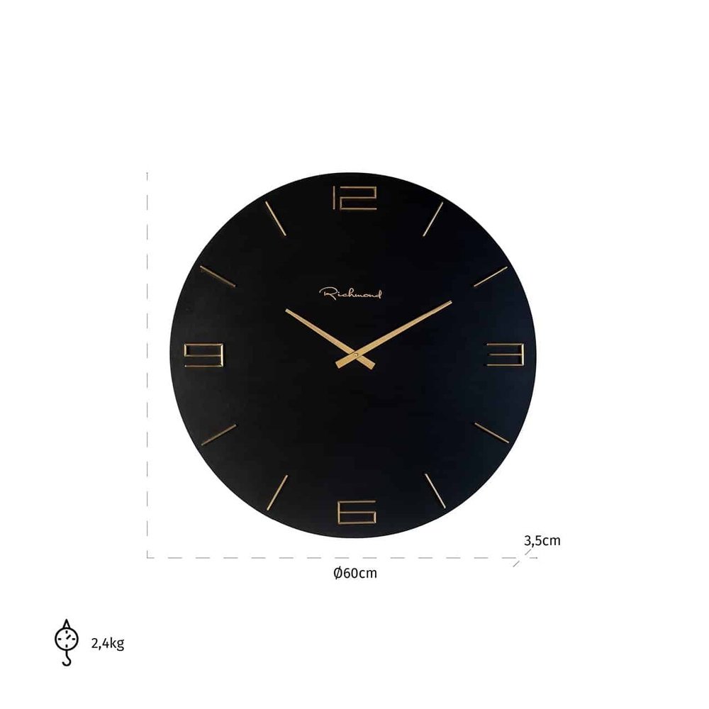 Product photograph of Richmond Byram Clock from Olivia's.