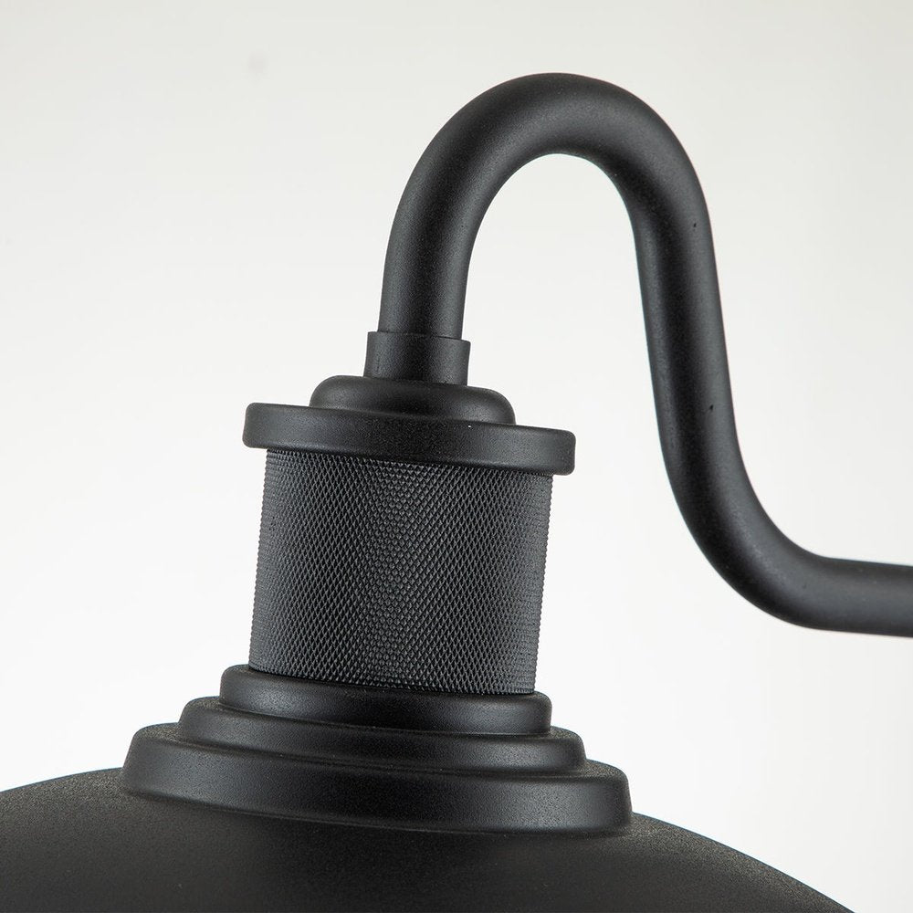 Product photograph of Kichler Allenbury 1 Light Medium Wall Lantern In Textured Black from Olivia's.