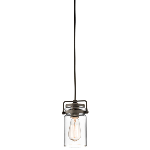 Elstead Brinley 1 Light Pendant Olde Bronze