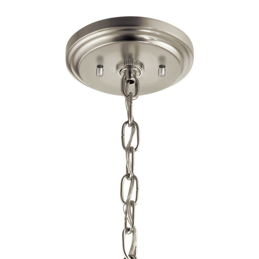 Product photograph of Kichler Deryn 3 Light Chandelier In Antique Grey from Olivia's